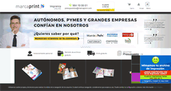 Desktop Screenshot of marcaprint.com